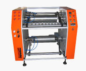 Semi-automatic Stretch Film Slitter Rewinder